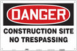 Safety Sign 24 in x 36 in Aluminum