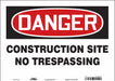 Safety Sign 10 in x 14 in Vinyl