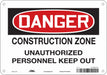 Safety Sign 7 in x 10 in Aluminum