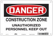 Safety Sign 7 in x 10 in Polyethylene