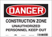Safety Sign 7 in x 10 in Vinyl
