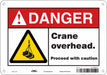 Safety Sign 7 in x 10 in Aluminum