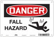 J8678 Safety Sign 7 in x 10 in Aluminum