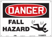 J8678 Safety Sign 10 inx14 in Polyethylene