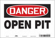 Safety Sign 7 in x 10 in Vinyl