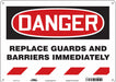 Safety Sign 10 inx14 in Aluminum