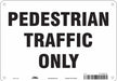 Safety Sign 7 in x 10 in Aluminum