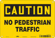 Safety Sign 7 inx10 in Polyethylene