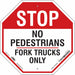 Safety Sign 18 inx18 in Aluminum