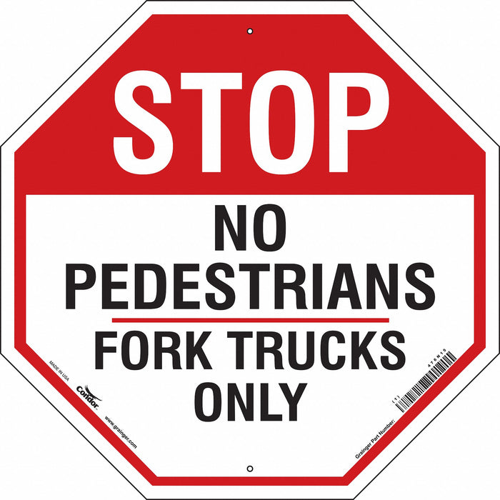 Safety Sign 24 inx24 in Polyethylene