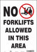 Safety Sign 10 inx7 in Vinyl