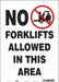 Safety Sign 14 inx10 in Vinyl