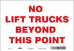 Safety Sign 7 in x 10 in Vinyl