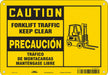 Safety Sign 7 in x 10 in Aluminum