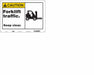 Safety Sign 10 inx14 in Aluminum