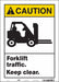 Safety Sign 14 in x 10 in Vinyl