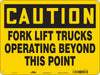 Safety Sign 18 inx24 in Polyethylene