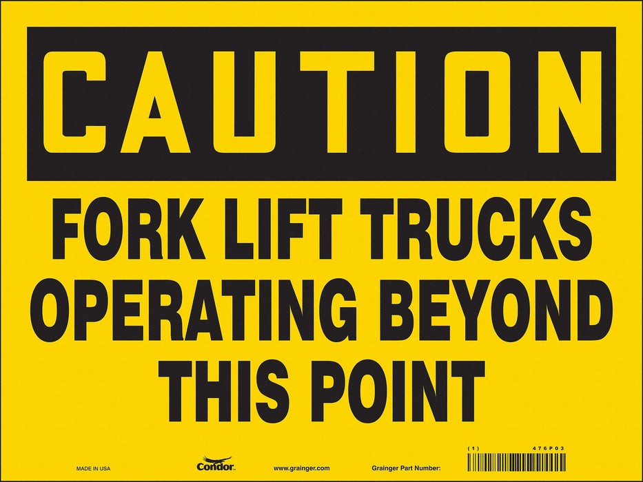 Safety Sign 18 inx24 in Vinyl
