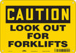 Safety Sign 7 in x 10 in Aluminum