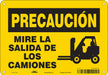 Safety Sign 7 in x 10 in Polyethylene