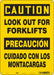 Safety Sign 14 inx10 in Polyethylene