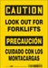 Safety Sign 10 inx7 in Vinyl