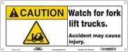Safety Sign 7 in x 17 in Aluminum