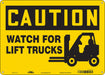 J6972 Safety Sign 10 inx14 in Aluminum