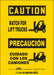 Safety Sign 7 in x 5 in Vinyl
