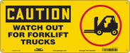 Safety Sign 7 in x 17 in Aluminum