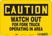Safety Sign 7 in x 10 in Aluminum