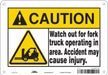 Safety Sign 7 in x 10 in Polyethylene