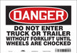Safety Sign 7 in x 10 in Vinyl