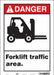 Safety Sign 14 inx10 in Vinyl