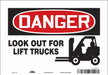 Safety Sign 7 inx10 in Vinyl