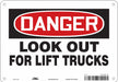 Safety Sign 7 in x 10 in Aluminum