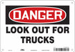 Safety Sign 7 in x 10 in Aluminum