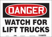 Safety Sign 10 inx14 in Vinyl