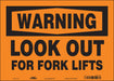 Safety Sign 10 inx14 in Vinyl