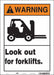 Safety Sign 14 inx10 in Vinyl