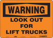 Safety Sign 10 inx14 in Aluminum