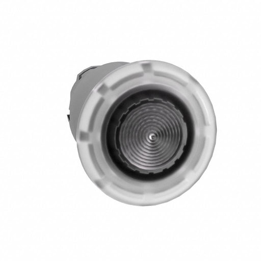 MushroomHeadPushButton Wht NoLamp 22mm
