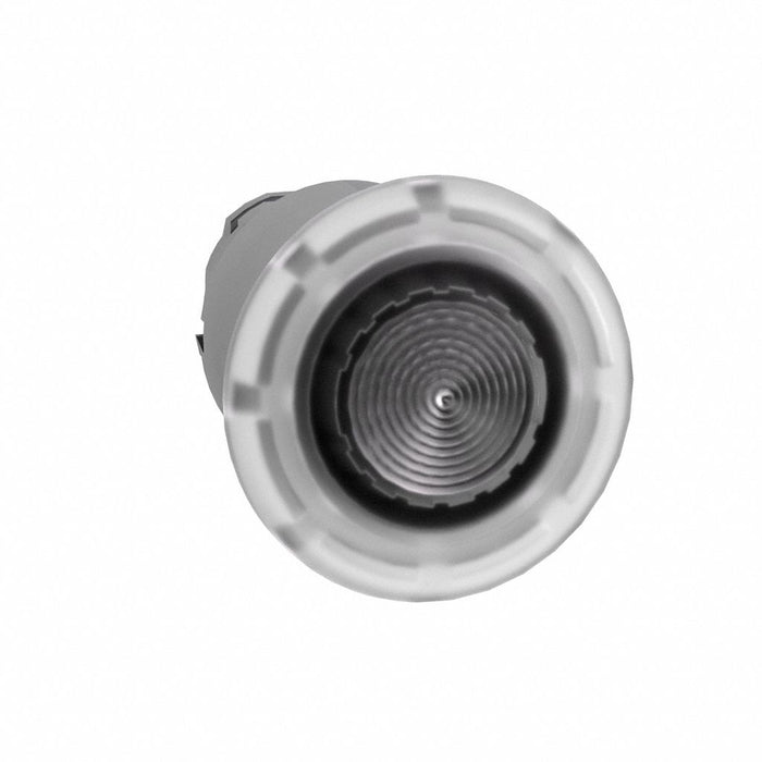 MushroomHeadPushButton Wht NoLamp 22mm