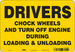 Safety Sign 7 in x 10 in Polyethylene