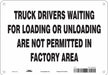 Safety Sign 7 in x 10 in Aluminum
