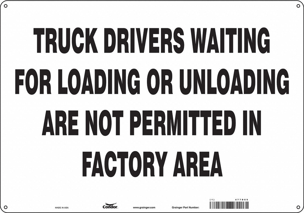 Safety Sign 14 inx20 in Vinyl