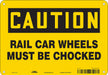 Safety Sign 7 inx10 in Polyethylene