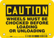 Safety Sign 3 1/2 inx5 in Vinyl