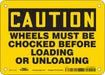 Safety Sign 5 inx7 in Vinyl
