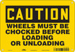Safety Sign 7 in x 10 in Vinyl